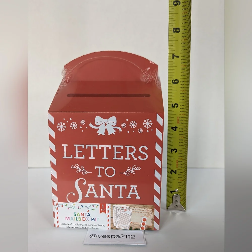 Target Bullseye Playground Christmas Mailbox Santa Letters North Pole Red Decor